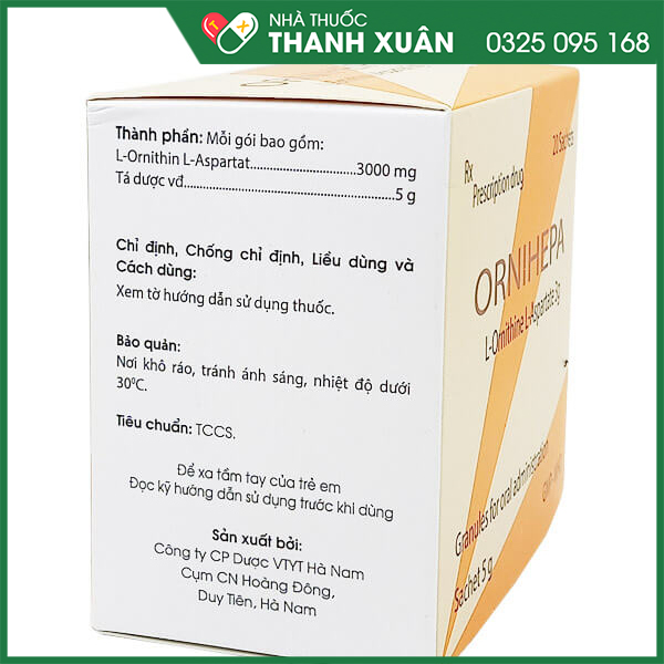 Ornihepa tăng cường thải độc cho gan